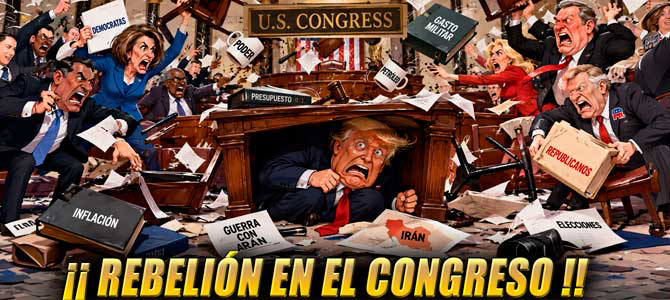 ¡REBELIÓN CONTRA TRUMP! EL CONGRESO SE LEVANTA CONTRA «SU GUERRA» CON IRÁN